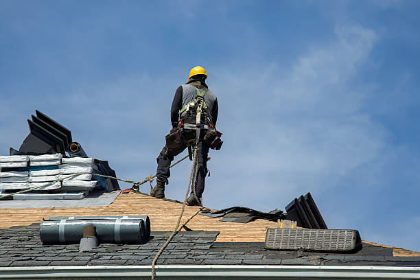 Professional Roof Installation technician working in Tuckahoe, NY